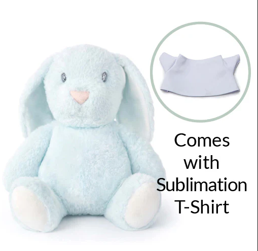 Sublimation Blue Rabbit Plush Toy