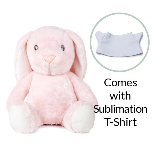 Sublimation Pink Rabbit Plush Toy