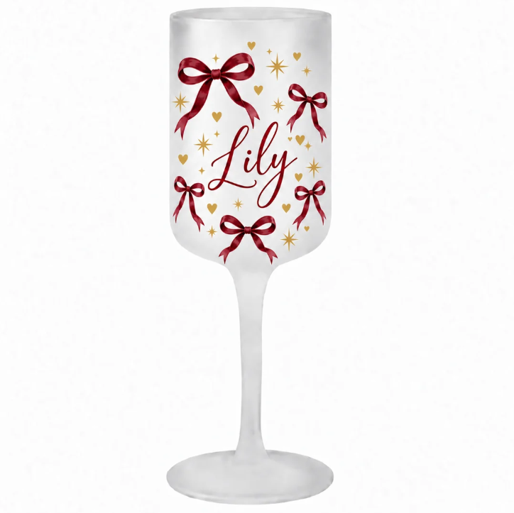 Frosted Sublimation Wine Glass