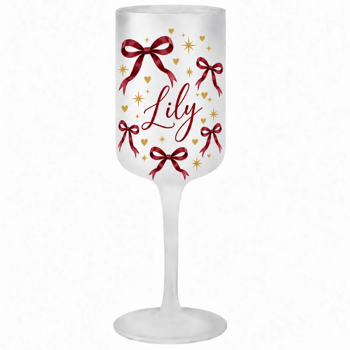 Frosted Sublimation Wine Glass