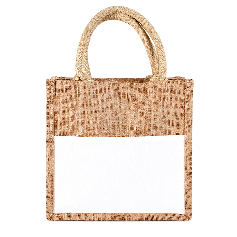 Sublimation Jute Bag with Panel