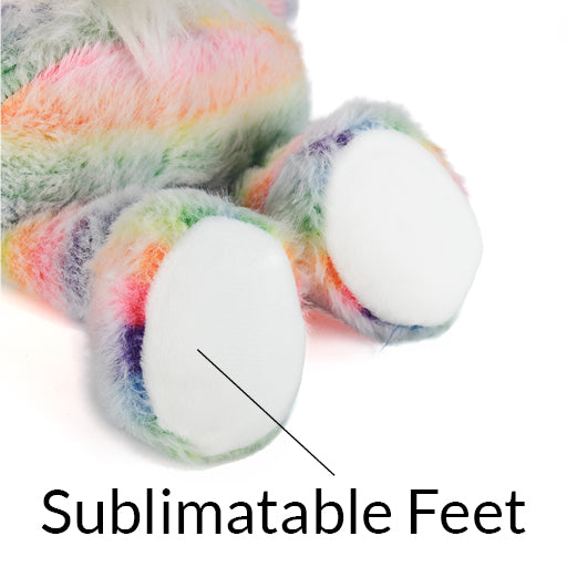 Sublimation Rainbow Unicorn Plush Toy