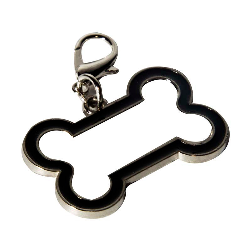 black bone shaped dog tag, dye sublimation supplies, sublimation dog tags, dye sublimation, sublimation tags, dye sublimation black bone shaped dog tag, dog tags