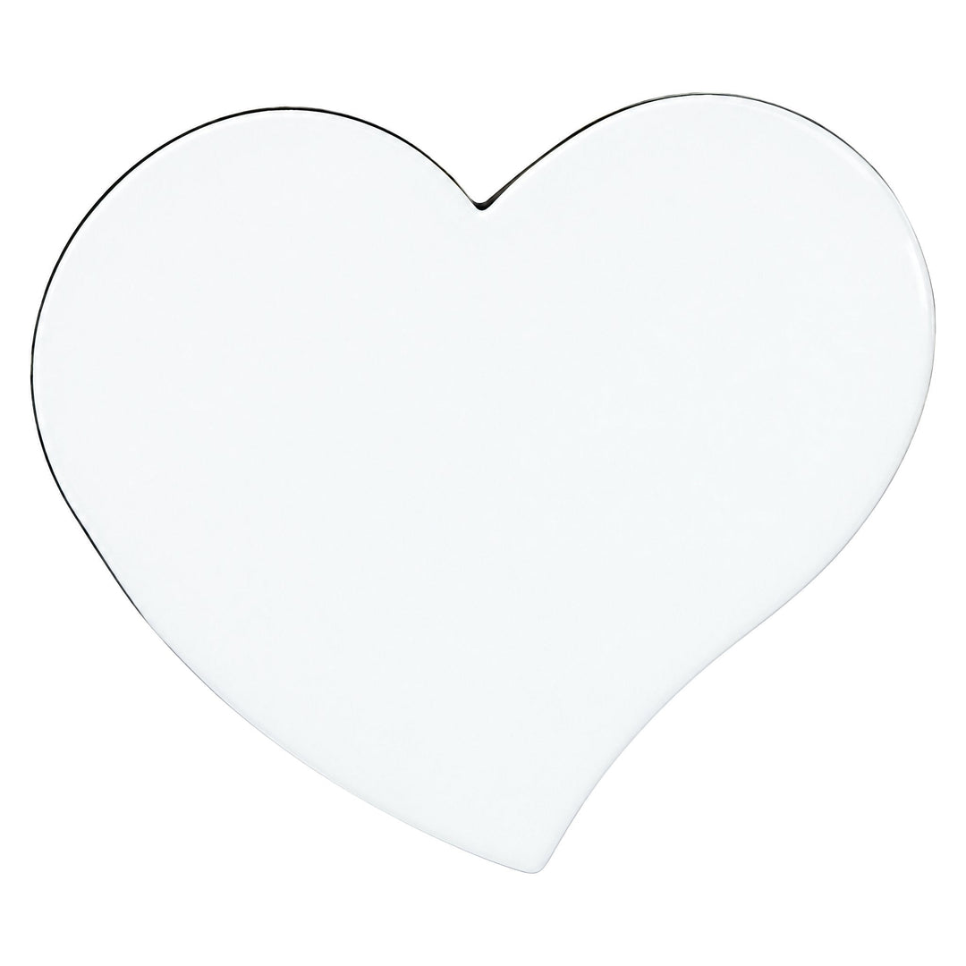 Heart magnetic fridge magnets, blank