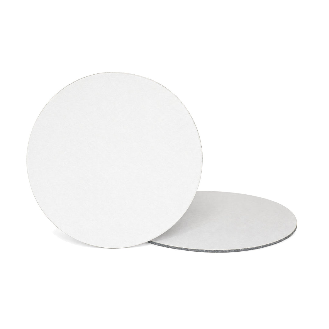 MATT round cardboard coasters (pack of 10), blank