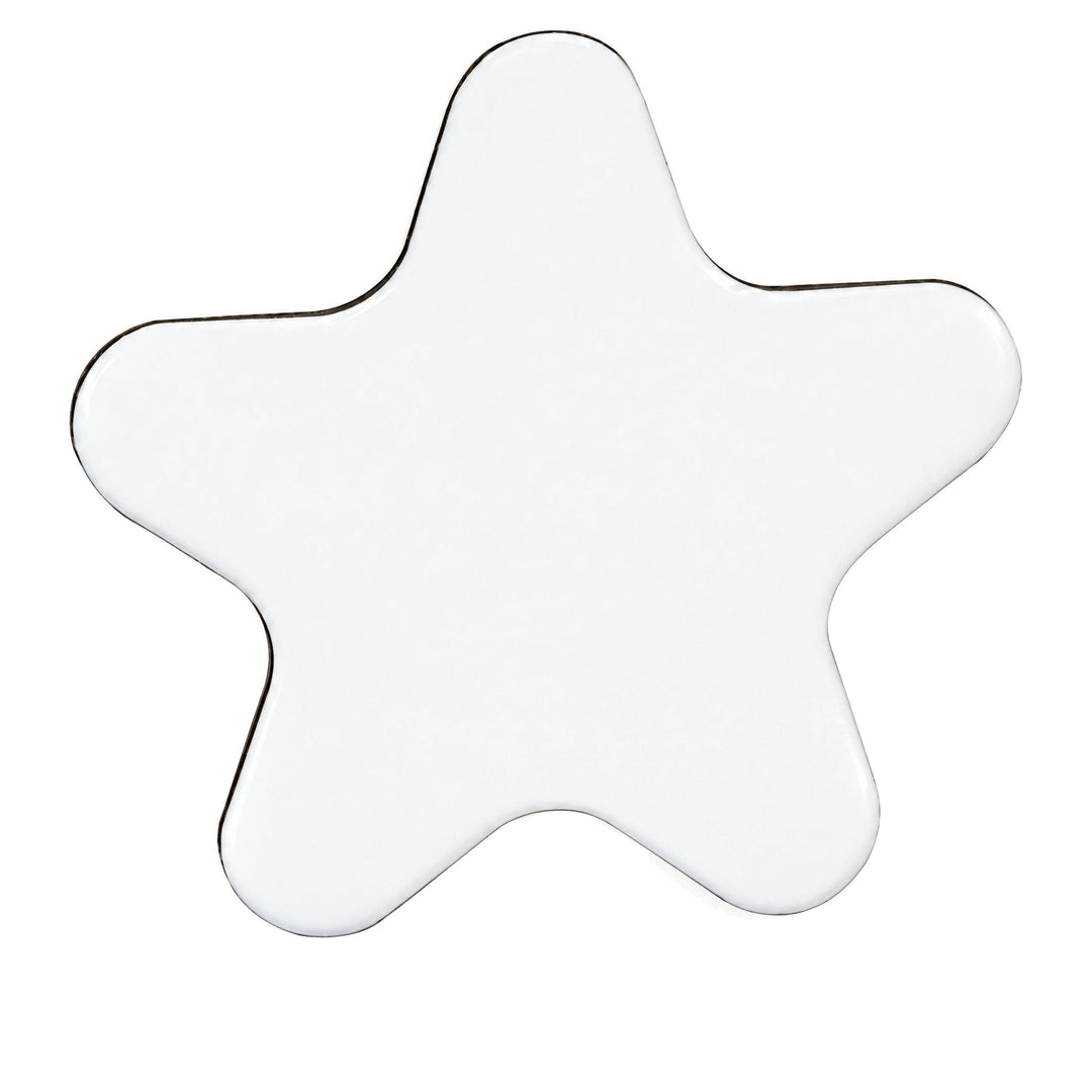 Star magnetic fridge magnets, blank