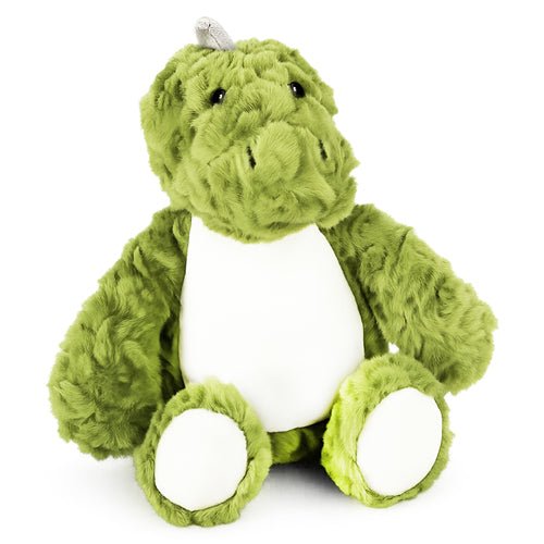Sublimation light green dinosaur plush toy, blank