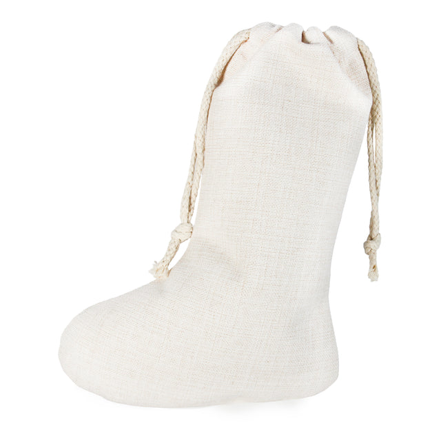 Linen Stocking with Natural Rope