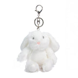 Sublimation White Rabbit Plush Keyring