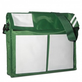 Green Sublimation School Book Bag