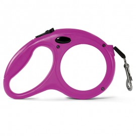 Retractable Pink Pet lead - Large