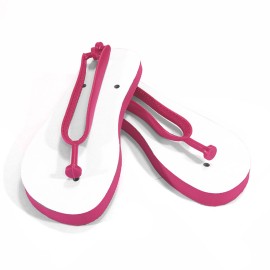 Childs Sublimation Flip Flops - Pink Small