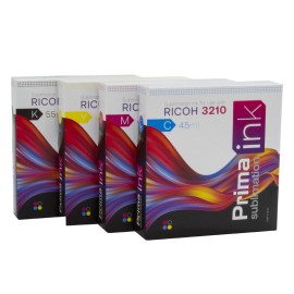 Full Set of Prima Sublimation Ink For Ricoh 3210