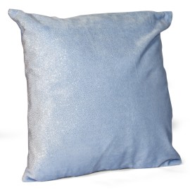 Water Blue Sublimation Soft Glitter Cushion Cover