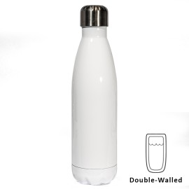 500ml White Sublimation Bowling Bottles
